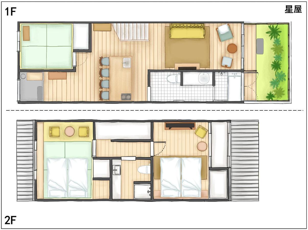 Guesthouse-Hana Starry Villa Кіото Екстер'єр фото
